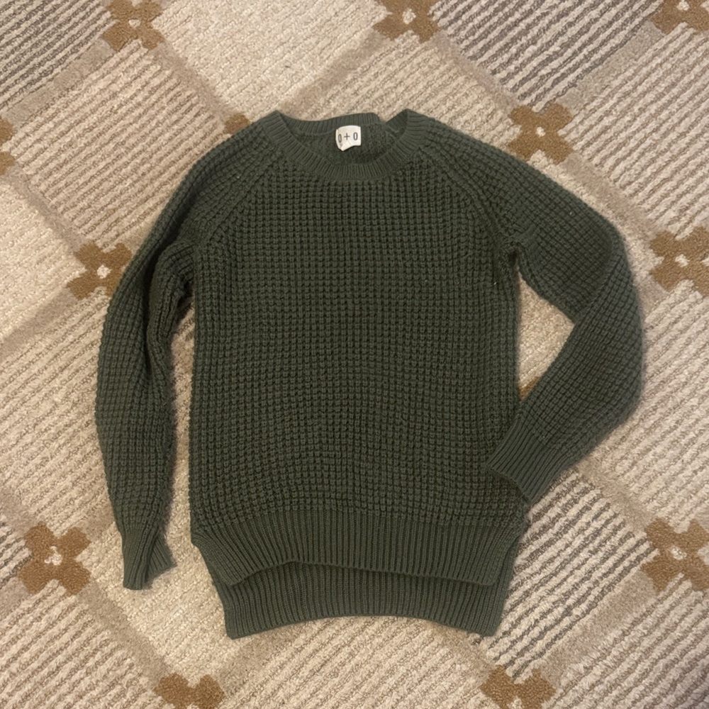 Olive & Oak Dark Green Crew Neck Sweater